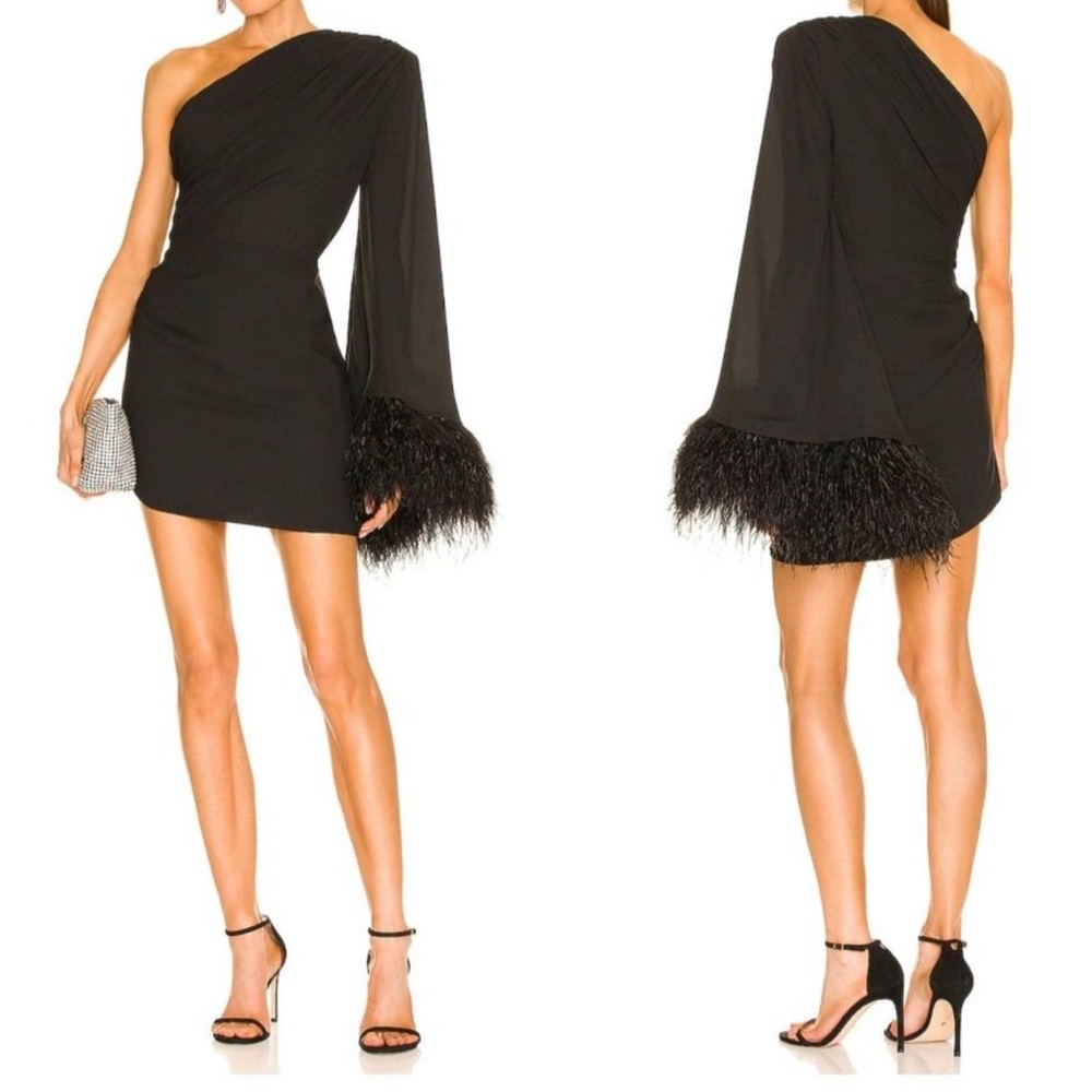 Bronx and Banco Fire Mini Dress Black